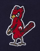 PRO STANDARD St. Louis Cardinals Classic Fleece Cropped Pull Over Hoodie LSCC35214-MDN Blue 2
