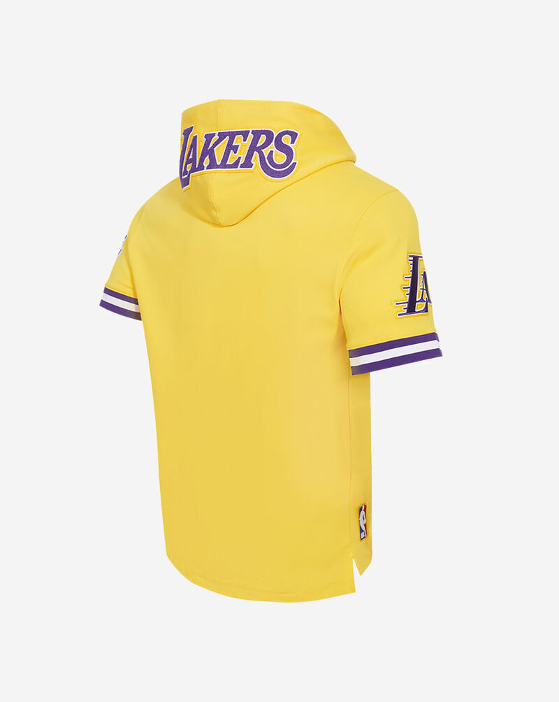 PRO STANDARD Los Angeles Lakers James Short Sleeve Hoodie BLL1515626-YEL Yellow 3