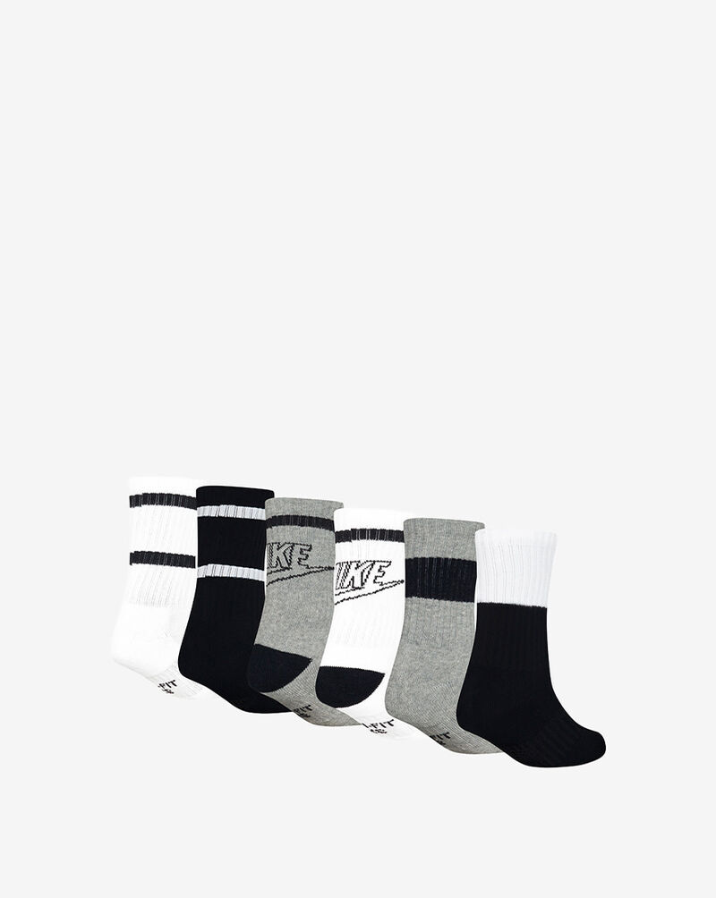 Nike Little Kids' NSW Retro Crew Socks  NN0543-001 Multi 3