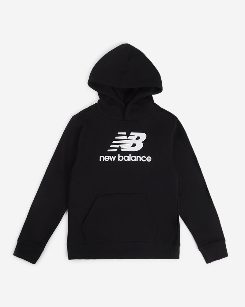 New Balance Boys' Fleece Pullover Hoodie LAK43J02BKF Black 1