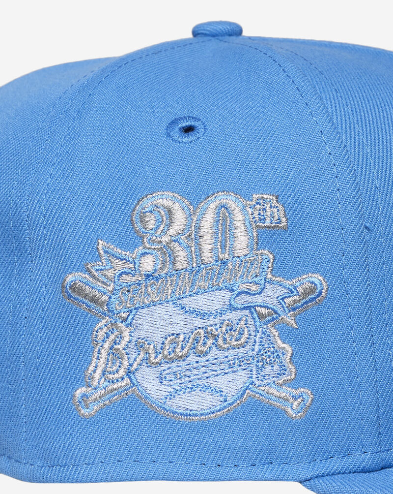 New Era 59Fifty Atlanta Braves Fitted Hat 71015706 Blue 2