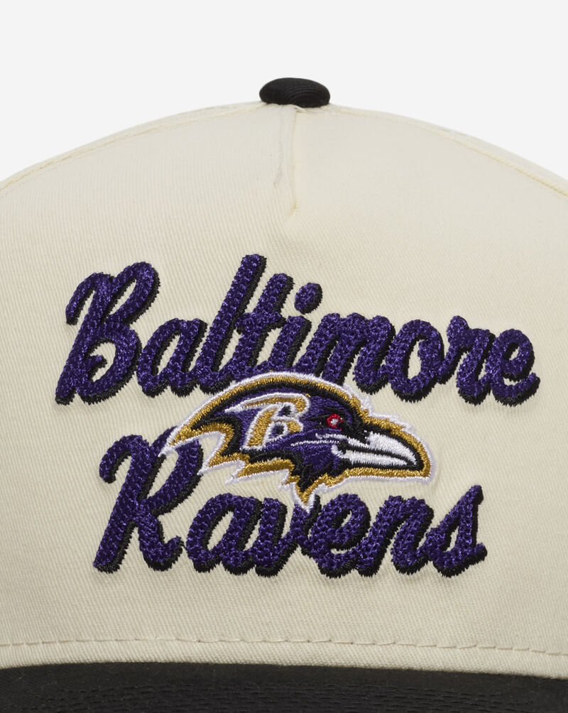 New Era 9Fifty Baltimore Ravens Chainstitch Snapback Hat 60727264 cream 2