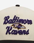 New Era 9Fifty Baltimore Ravens Chainstitch Snapback Hat 60727264 cream 2