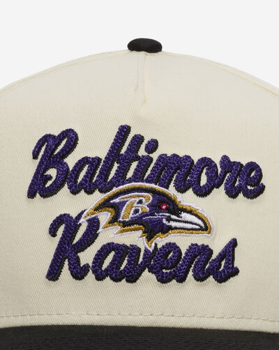 9Fifty Baltimore Ravens Chainstitch Snapback Hat