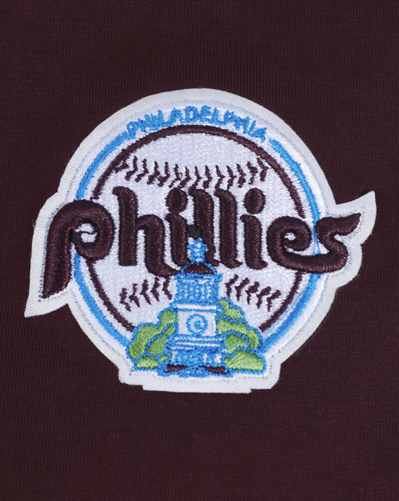 PRO STANDARD Philadelphia Phillies Short Sleeve Classic Slim Fit Tee  LPHA34596-WNE Red 4