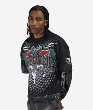 Republic Mesh 2-FER Long Sleeve Tee