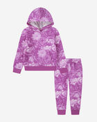 Jordan Toddler Brooklyn Essentials Floral AOP Pullover Set 25D424-A2B Pink 1