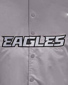 Philadelphia Eagles Big Logo No Fill Satin Jacket