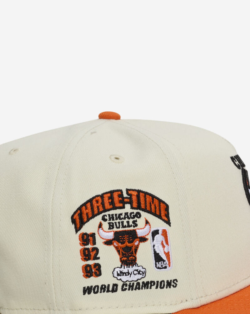 New Era 9Fifty Chicago Bulls A-Frame Snapback Hat 70990730 cream 2