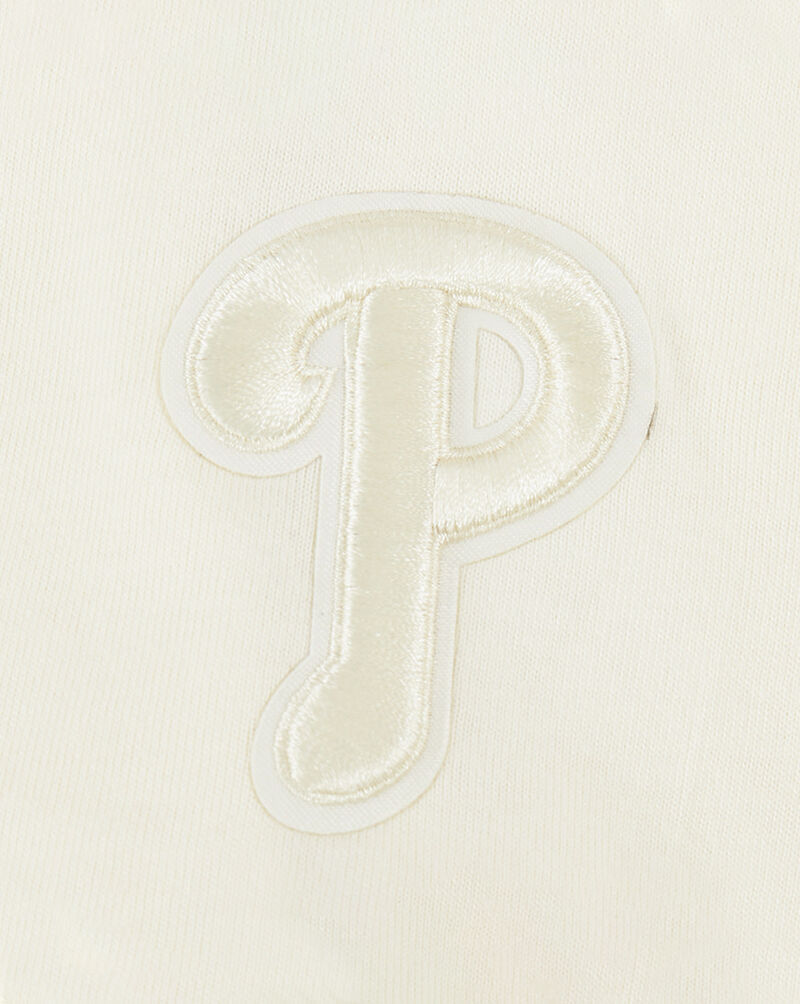 PRO STANDARD Big Girls' Philadelphia Phillies Neutral Boxy Tee LPHBA314979-EGG cream 2