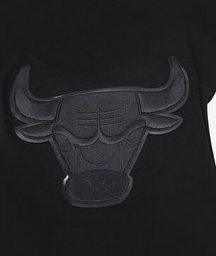 Chicago Bulls Triple Black Double Knit Tee