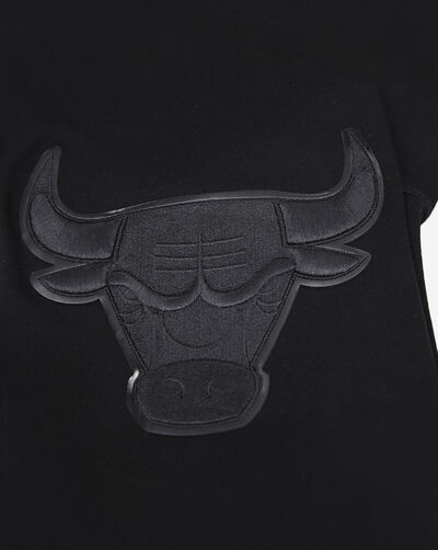 Chicago Bulls Triple Black Double Knit Tee