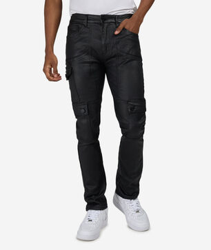 Waxed Cargo Jeans