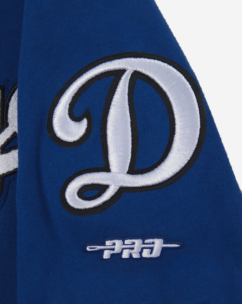 PRO STANDARD Big Boys' Los Angeles Dodgers Retro Classic Striped Rib Tee LLDB1315129-DBL Blue 4