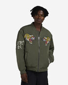 Ed Hardy Skull Bomber Jacket EHM012022-OLV Green 1