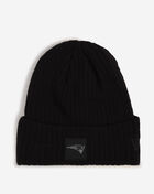 New Era New England Patriots Rubberized Knit Beanie 60833850 Black 1