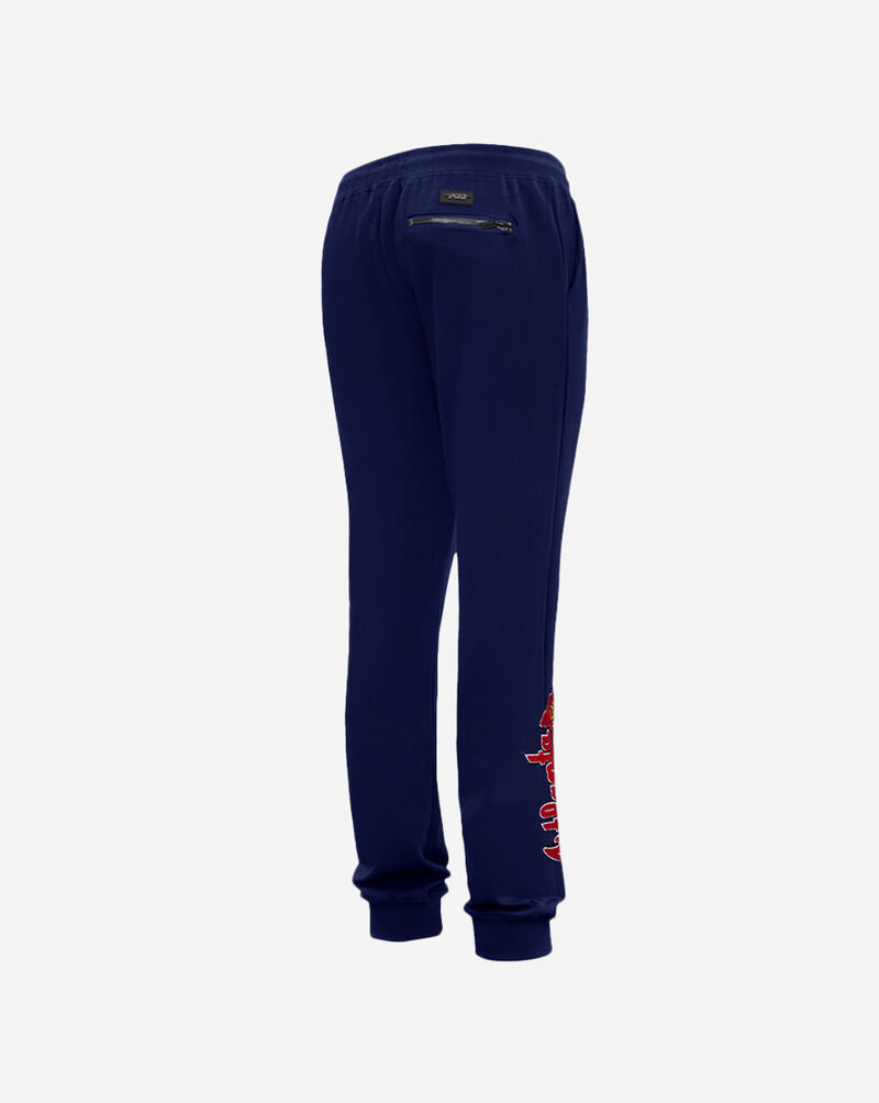 PRO STANDARD Atlanta Braves Classic Chenille Double Knit Jogger  LAB431544-MDN Blue 3