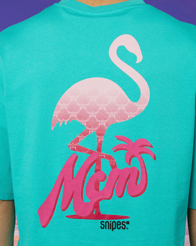 MCM MCM x SNIPES Flamingo T-Shirt SFM252-003-3-TUR Blue 6