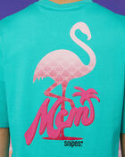 MCM MCM x SNIPES Flamingo T-Shirt SFM252-003-3-TUR Blue 6