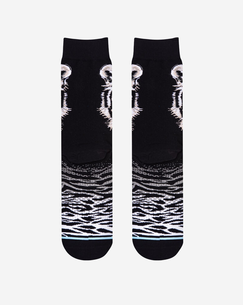 Odd Sox White Bengal Crew Socks (L) 34054MONCD Multi 3