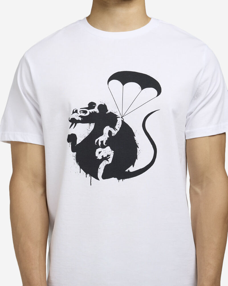 Mister Tee Banksy Floating Rat Tee MCUS168-US-00220 White 3