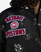 Detroit Pistons Denim Sequin Bomber