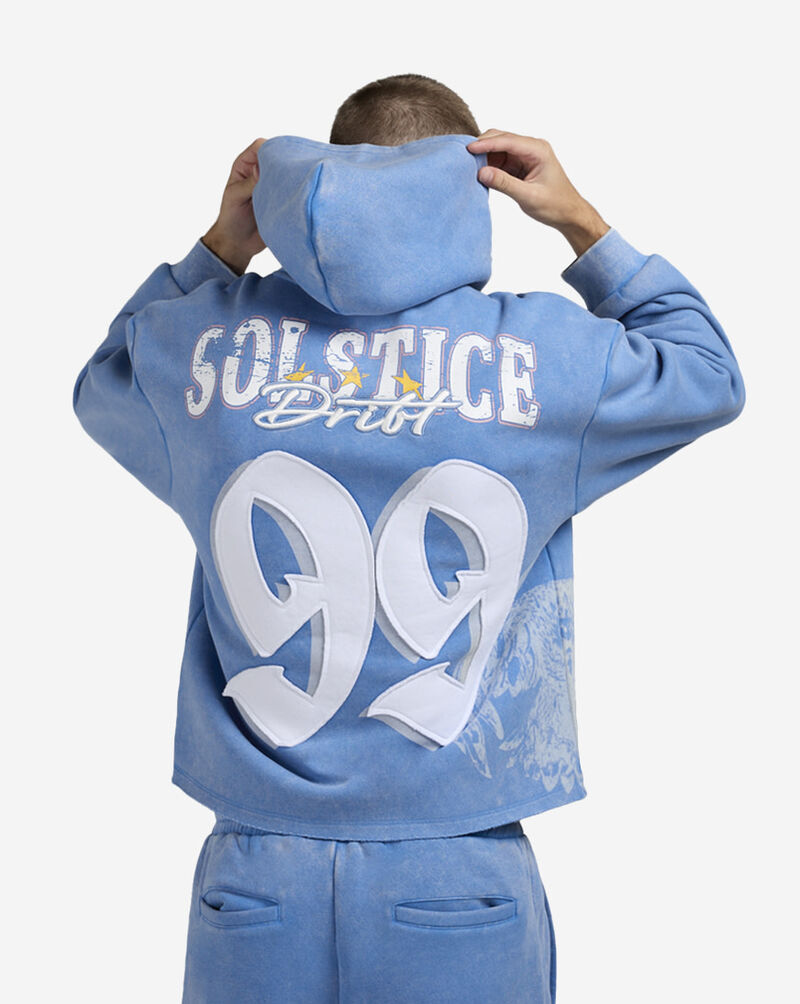 Smoke Rise Solstice Fleece Hoodie FO25555SNZ-CAM Blue 2