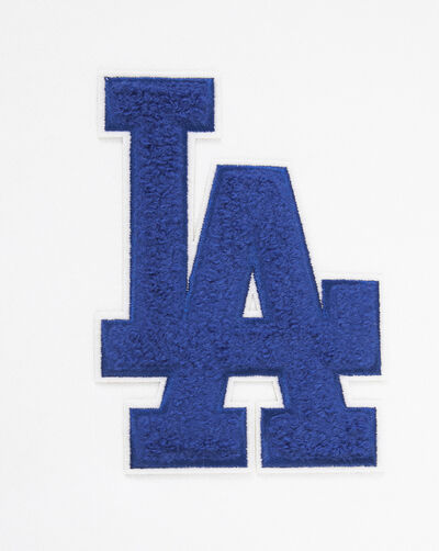 Los Angeles Dodgers Classic Fleece Cropped Pull Over Hoodie