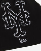 New Era New York Mets Script Oversized Logo Knit 60981483 Black 4