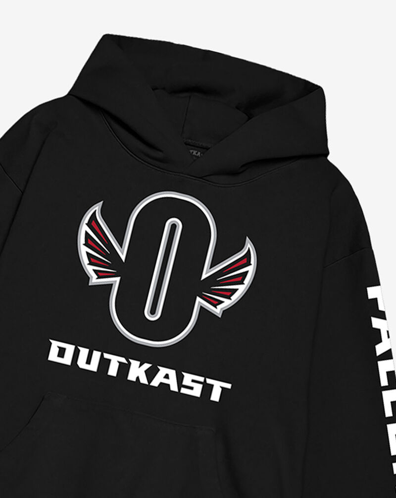 Ceremony Of Roses Outkast x Atlanta Falcons Black Hoodie OUTHD0003 Black 3