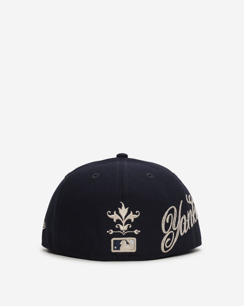 New Era 59Fifty New York Yankees Wordmark Fitted Hat 60792428 Blue 3