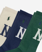 Polo Ralph Lauren 3Pk NY Crew Socks (L) 821651PK-991 Multi 2