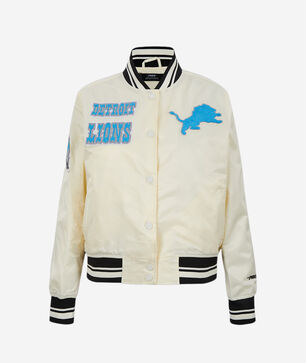 Detroit Lions Retro Classic Rib Satin Jacket