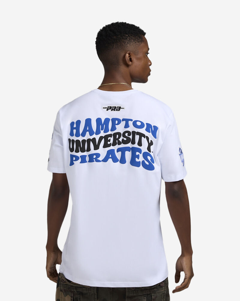PRO STANDARD Hampton University Retro Waves Tee CHA171946-WHT White 2