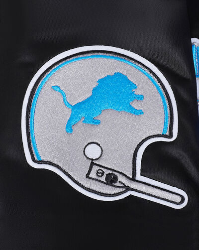 Detroit Lions Retro Classic Rib Satin Jacket