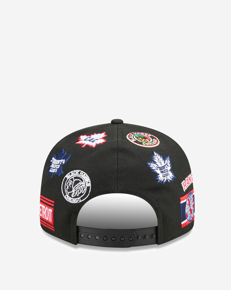 New Era 9Fifty Multi Team Vintage Snapback Hat 60731233 Black 3