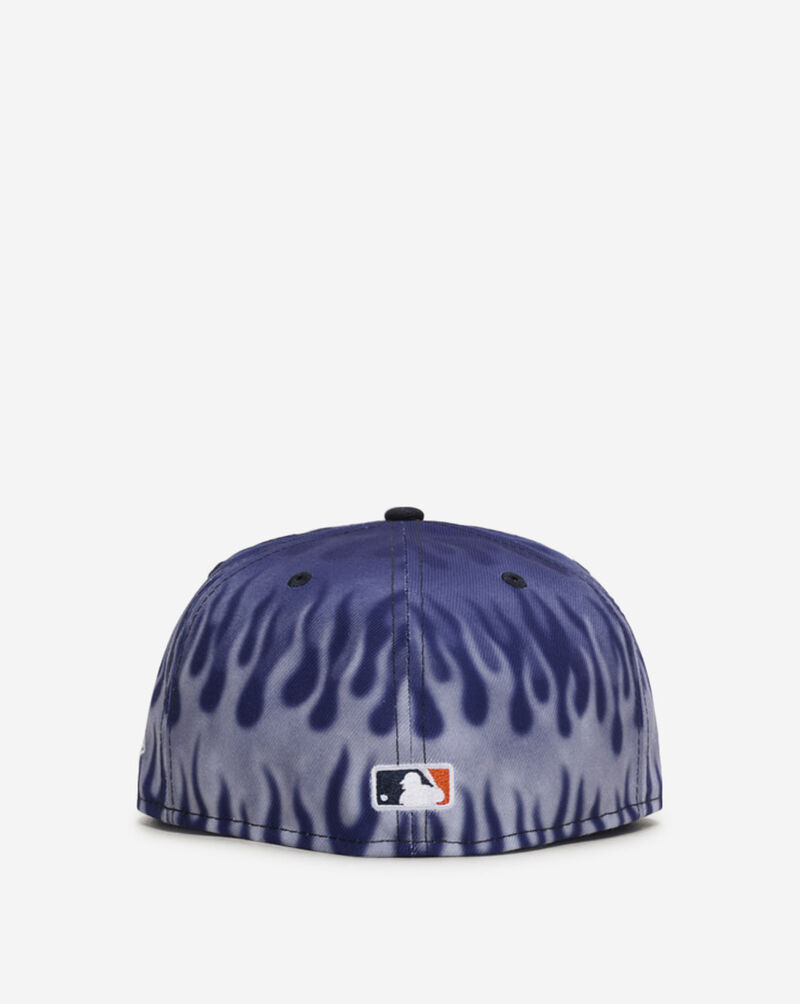 New Era 59Fifty Detroit Tigers Flames Fitted Hat 60949336 Blue 3