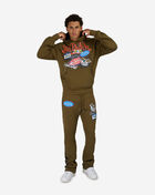 Von Dutch Signature Patch Fleece Hoodie  4VND2B0237-OLV Green 5