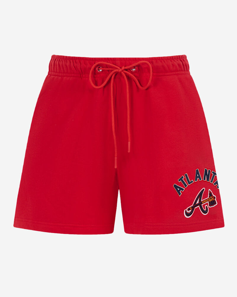 PRO STANDARD Atlanta Braves Classic Fleece Short  LABF37206-RED Red 1