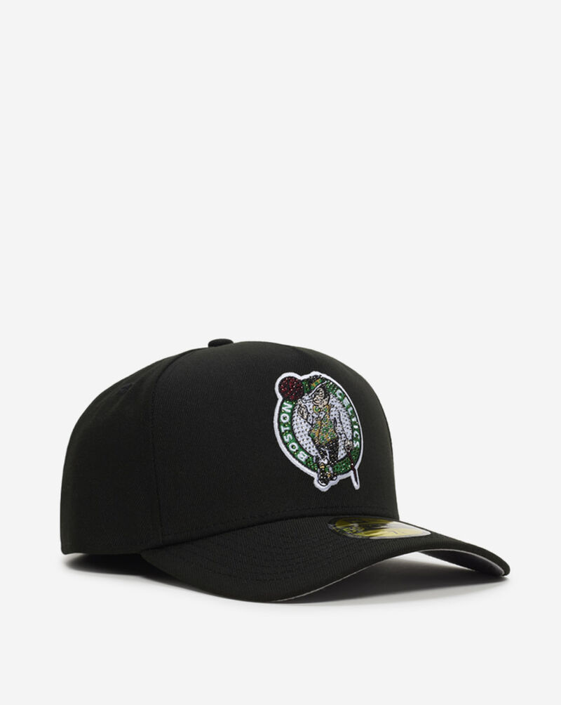 New Era 59Forty Boston Celtics NBA Draft A-Frame Snapback Hat 60861598 Black 1