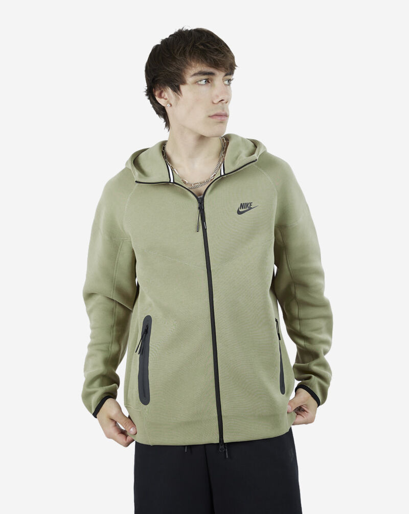 Shop Nike Tech Fleece Full-Zip Hoodie FB7921-247 green | SNIPES USA