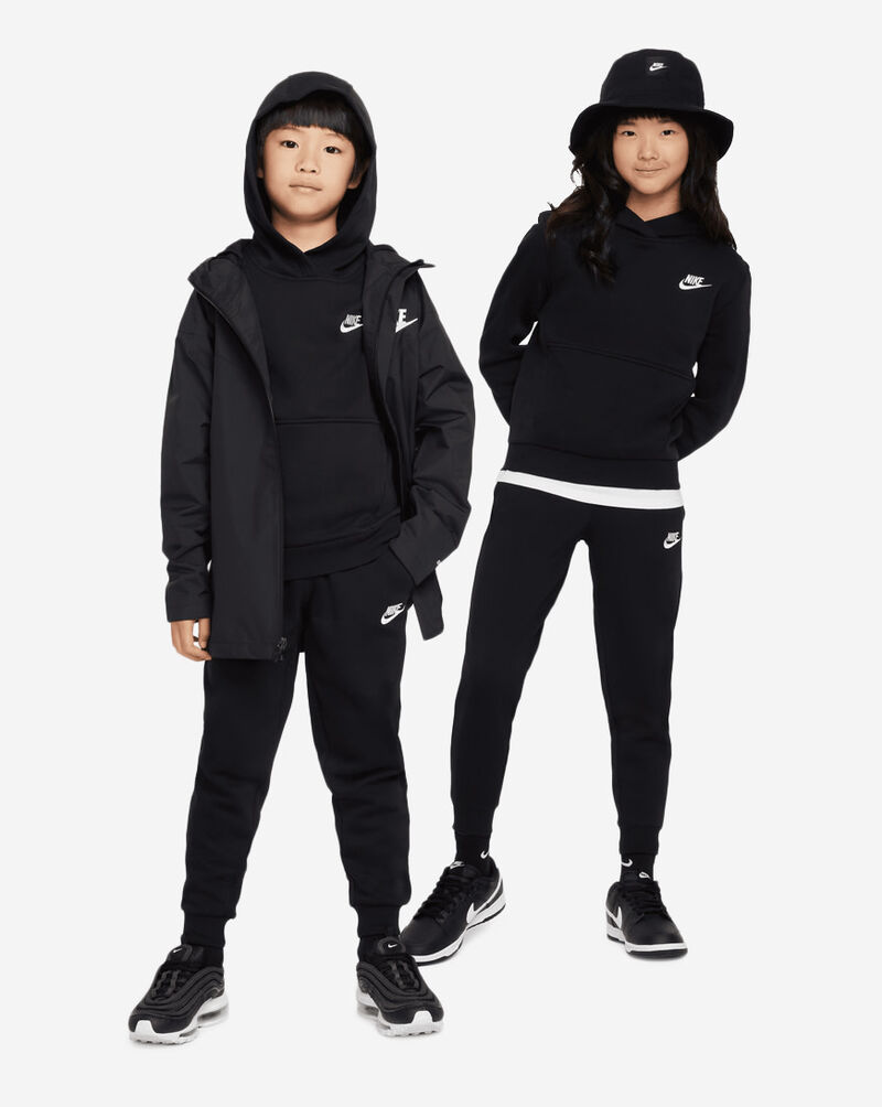 Nike Big Kids' NSW Club Fleece Hoodie FD3000-010 Black 4