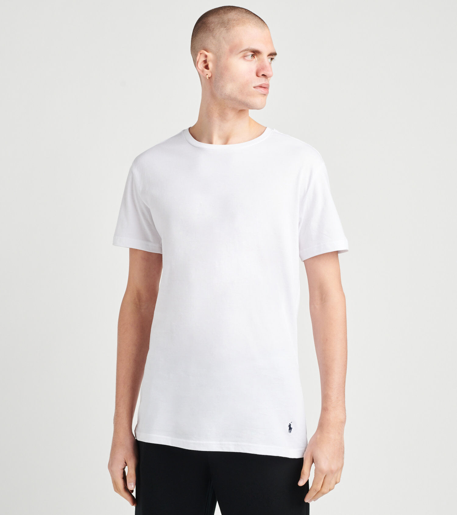 Polo ralph lauren plain white t shirt best sale