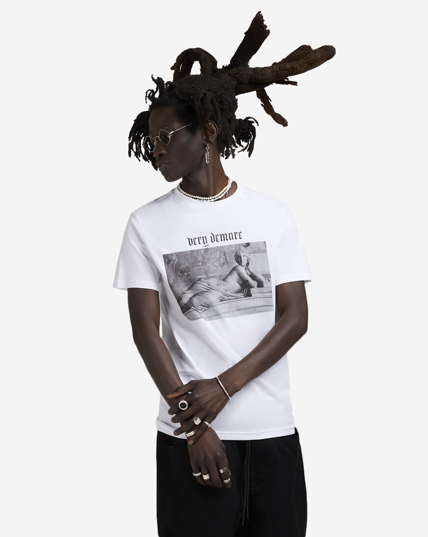 Shop Mister Tee Very Demure Tee MTUS306-US-00220 white | SNIPES USA