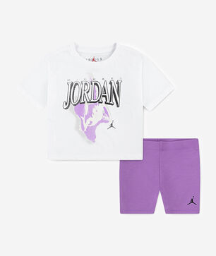 Little Kids' Retro 1984 2-Piece Bike Shorts Set