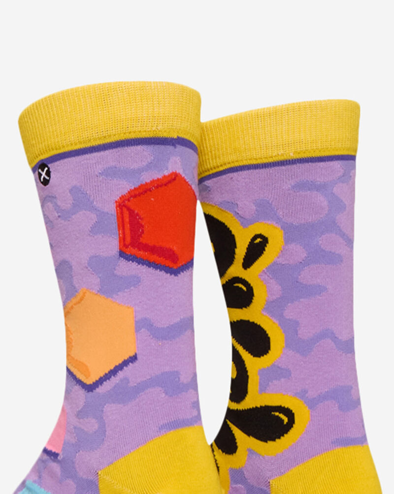 Odd Sox Gushers Split Crew Straight Socks 41221MONCD Multi 2