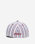 New Era 9Fifty 45th Anniversary Philadelphia Phillies Pinstripe A-Frame Snapback Hat 60765638 silver 3
