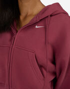 Nike Studio Fleece Medium Weight Oversized Full-Zip Cropped Hoodie IM8499-654 Pink 3