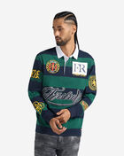 First Row Patch Long Sleeve Polo FRO0003-GRN Green 1
