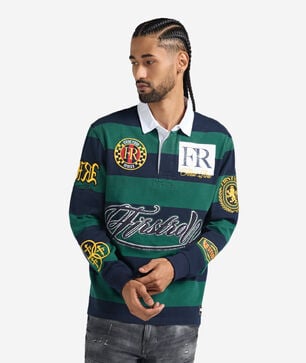 Patch Long Sleeve Polo